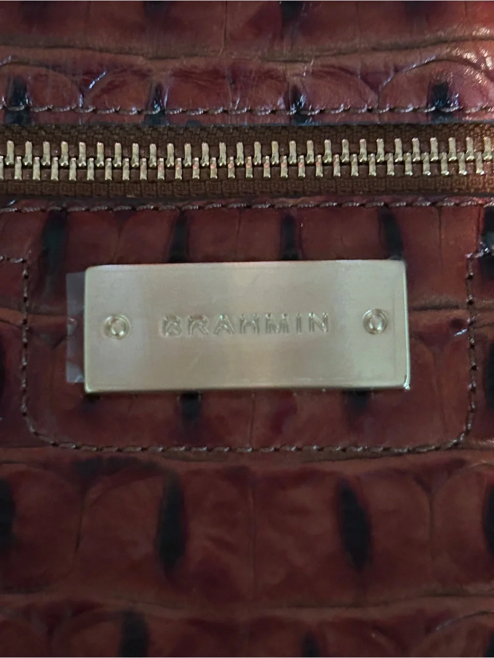 Brahmin Pecan Melbourne Convertible Laptop Bag